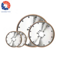 For Processing Workpieces Hard And Brittle Materials Vitrified Mounted Points Two Sides Recessed 200mm Lapidary Grinding Wheels